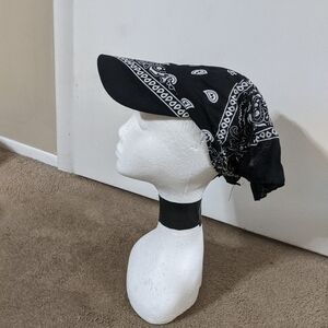 Black Bandana With Visor